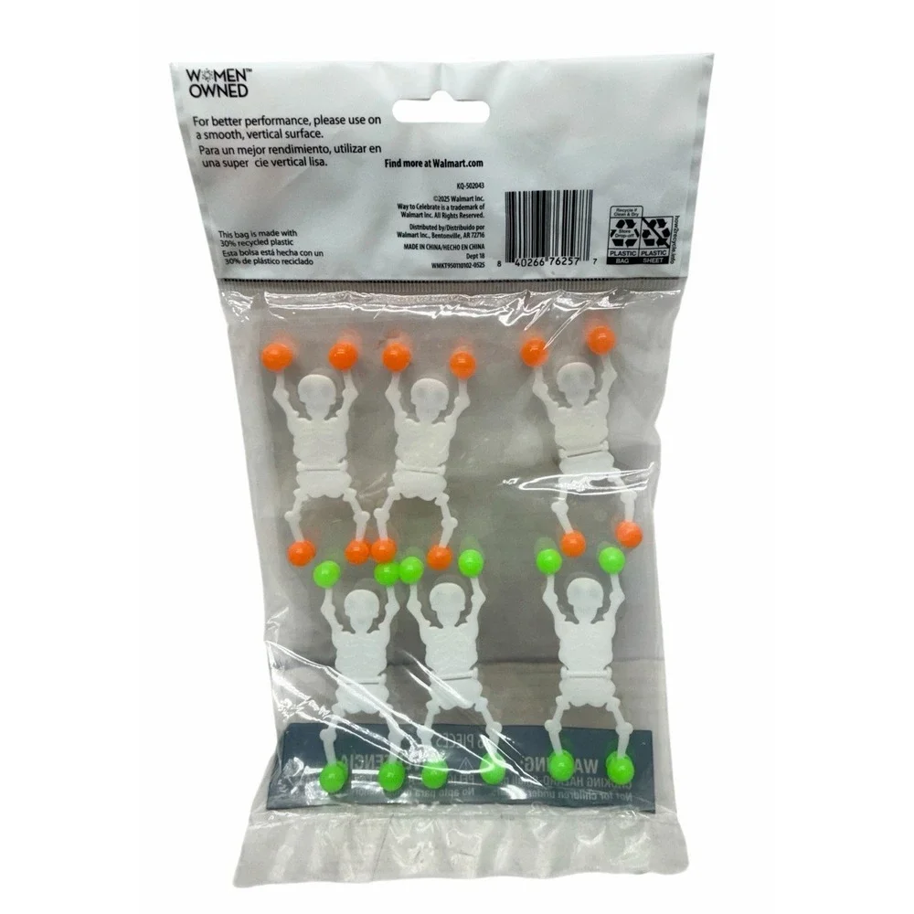 Halloween Skeleton Crawlers Sticky Wall Climber Party Favors 6  Way To Celebrate